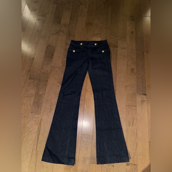 JUICY COUTURE low-rise flare denim jeans - Picture 2 of 9